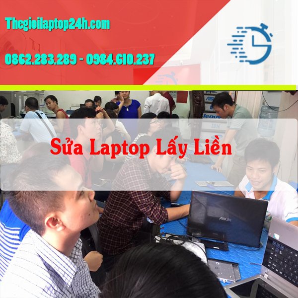 Sửa laptop lấy liền hcm