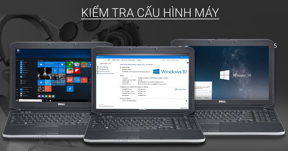 kiểm tra cấu hình laptop cũ