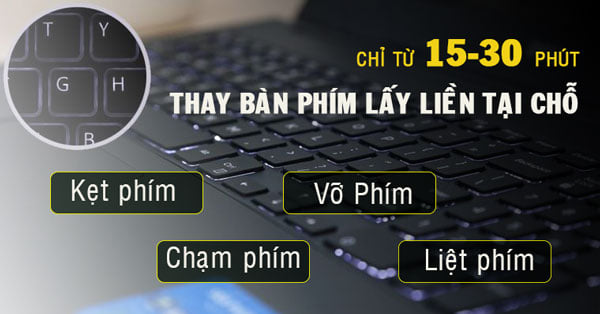 Thay bàn phím laptop