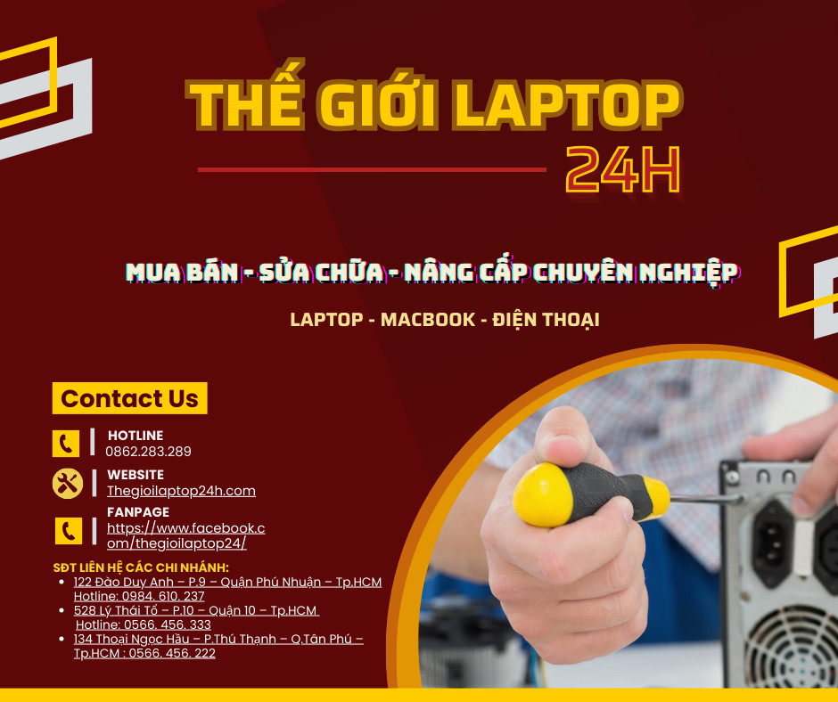 THAY BÀN PHÍM LAPTOP QUẬN 12